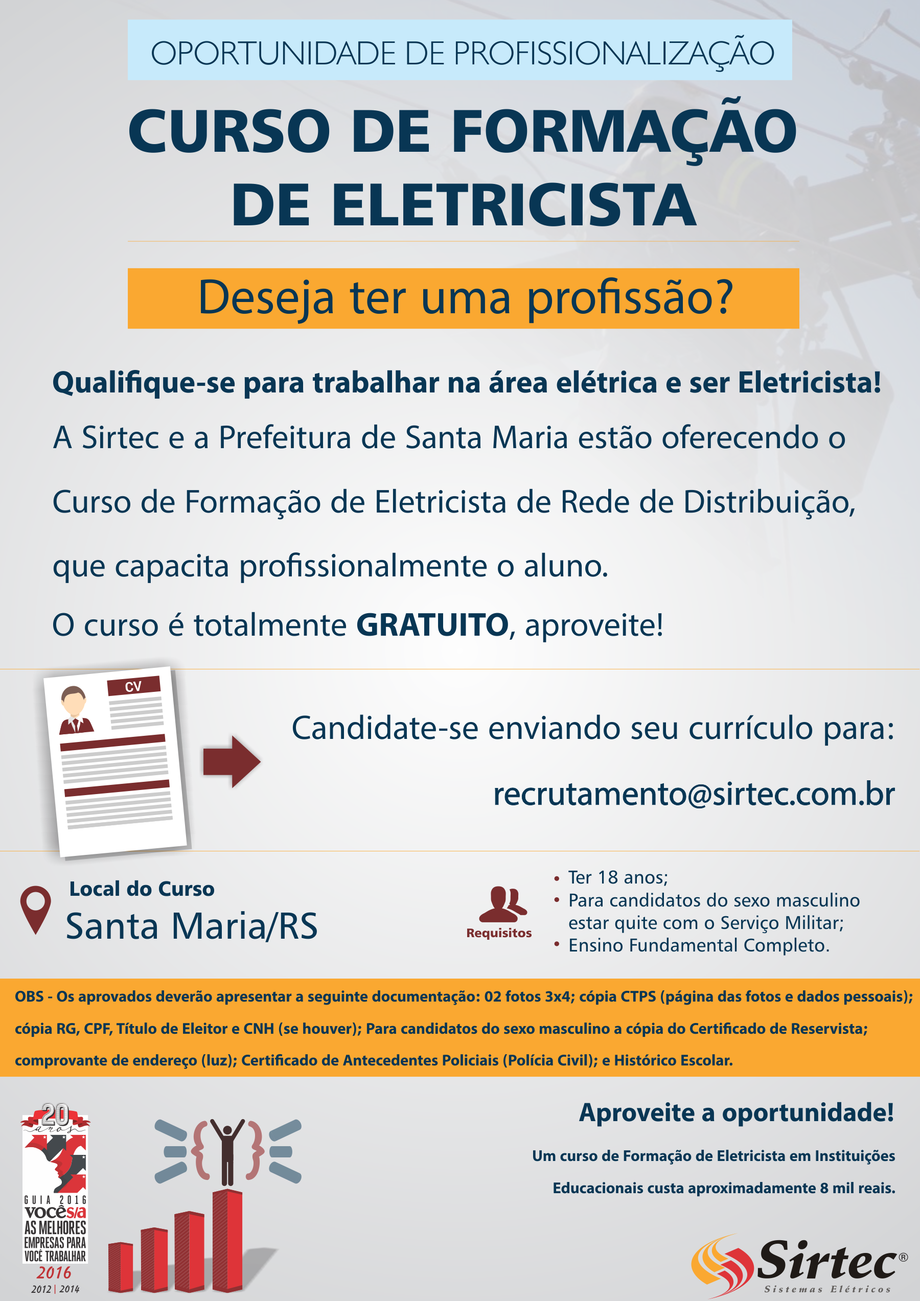 Santa Maria/RS | Sirtec Sistemas Elétricos