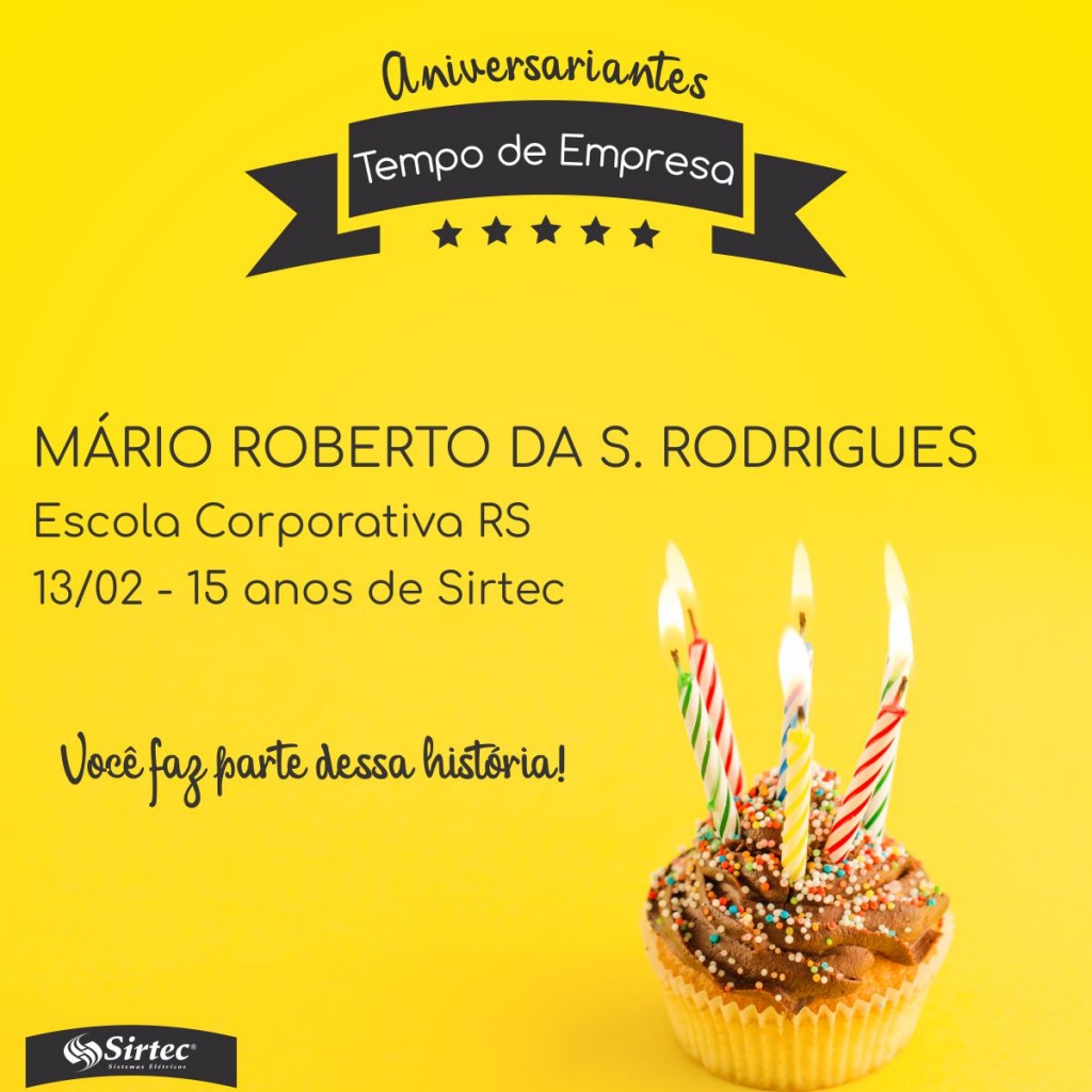 MARIO ROBERTO DA S. RODRIGUES CARTÃO