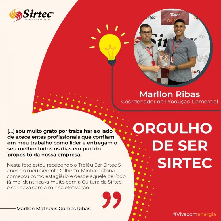 Orgulho ser sirtec Marllon